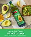 Galil 100% Pure Avocado Oil - High Smoke Point 500Ã‚Â°F Non-GMO, Vegan, Halal Certified - Perfect for Cooking, Baking, SautÃƒÂ©ing, Dressings & Marinades, Rich in Healthy Fats - 1 Liter Glass Bottle