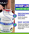 ALLMAX Nutrition IsoNatural, Pure Whey Protein Isolate, The Original, Unflavored, 5 lbs (2.25 kg)