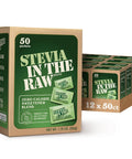 Stevia In The Raw Stevia Sweetener Packets 50 Ct Zero Calorie Stevia Sugar Substitute Packets No Erythritol or Artificial Flavors Vegan Gluten Kosher Low Glycemic Index