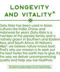 Nature'S Way Premium Herbal Gotu Kola Herb 950 Mg Per Serving 180 Vcaps