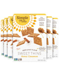 Simple Mills Honey Cinnamon Seed & Nut Flour Sweet Thins, Paleo Friendly & Delicious Sweet Thin Cookies, Good for Snacks, Nutrient Dense, 4.25oz, Pack of 1