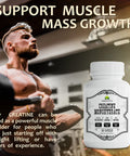 HERBALICIOUS Creatine Nutritional Supplements Creatine Monohydrate Pills 2.5G Creatine Pills Monohydrate For Muscle Size, Strength, And Power Non-Gmo Formula 150 Capsules
