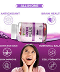 Family Iron Gummies For Women, Men & KidsÃƒÂ¢Ã¢â€šÂ¬Ã¢â‚¬Å“ Chewable Iron Supplements For Women Anemia & Men ÃƒÂ¢Ã¢â€šÂ¬Ã¢â‚¬Å“ Kids Iron Gummies With Iron Vitamins For Women ÃƒÂ¢Ã¢â€šÂ¬Ã¢â‚¬Å“ Vegan,Gluten-Free(Grape Flavor) Immune Support ÃƒÂ¢Ã¢â€šÂ¬Ã¢â‚¬Å“ Usa Made