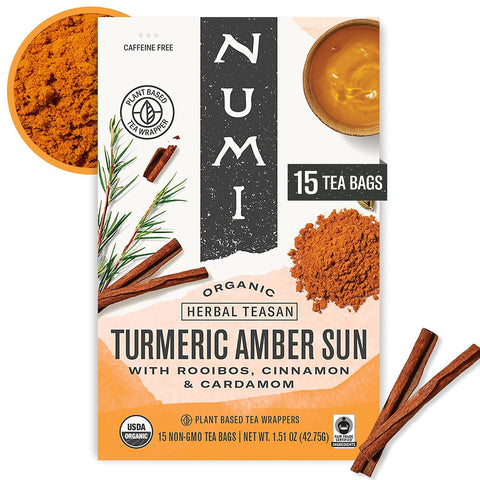 Numi Organic Matcha Toasted Rice Tea, 100 Green Tea Bags, Medium Caffeine