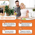 Aitnaturals Probiotic 10-100 Billion (60 veg Capsules) | Support Intestinal & Digestive Balance Ideal Immune System Bowel regularity function Promotes Healthy Skin Optimize mental Health | Non-GMO