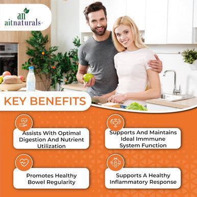 Aitnaturals Probiotic 10-100 Billion (60 veg Capsules) | Support Intestinal & Digestive Balance Ideal Immune System Bowel regularity function Promotes Healthy Skin Optimize mental Health | Non-GMO