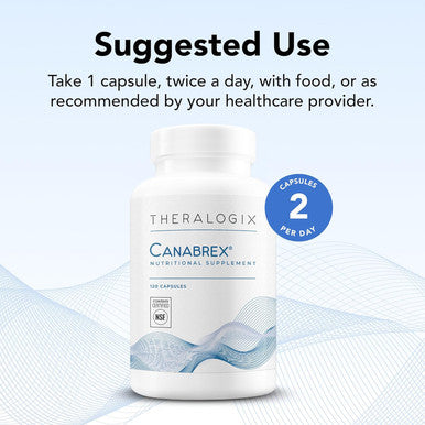 Theralogix Canabrex Palmitoylethanolamide (Pea) Supplement - 60-Day Supply - Joint Health Supplement for Women & Men - Sleep & Immune Support Supplement - NSF - 120 Capsules