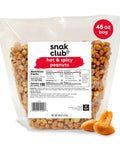 Snak Club Toffee Peanuts, Candied Peanuts with Praline Coat and Sweet Cream, Gluten-Free and Kosher Snack, 17 oz Resealable Bag