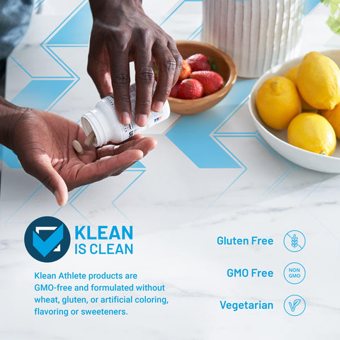 Klean Athlete Klean Multivitamin Essential Nutrients and Antioxidants for Optimal Health NSF Certified for Sport 60 Tablets
