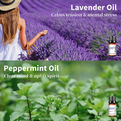 Essential Oils for Diffusers for Home,Natural Pure Aromatherapy Oils Gift Set for Humidifiers,Skin Care,Hair Care,Massage,Spray,Soak Making