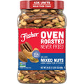 Fisher Oven Roasted Never Fried Mixed Nuts with Peanuts, 24 Ounces | Pack Of 1, Peanuts, Almonds, Cashews, Pistachios, Pecans, Trail Mix, Healthy Snacks For Adults, Made With Sea Salt