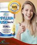 YUMMYVITE Psyllium Husk Dietary Fiber Supplement 2175Mg, Non-Gmo, 90 Capsules