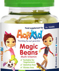 Actikid Magic Beans Multivitamin 45X Apple Flavour, Gelatine Free, Vitamins For Children, Immune System Booster