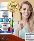 YUMMYVITE Organic Beet Root Powder 1350Mg With Black Pepper 60 Tablets