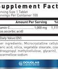 Douglas Laboratories Vitamin C | Water-Soluble Antioxidant Supplement To Support Immune Function And Normal Wound Healing* | 100 Tablets