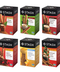Stash Tea Relax and Unwind Tea Sampler - Assorted Specialty Tea Gift Set, Calming Herbal Teas to Support Relaxation, 7 Flavors, 35 Tea Bags