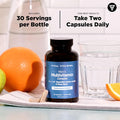Vital Vitamins Men'S Multivitamin Complex - Made With Essential Amino Acids & Maca Root - With Vitamin A, C, E, B6, B12, D3 & Male Performance Blend - Daily Mens Multivitamin - 60 Capsules