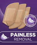Band-Aid Brand Adhesive Bandages For Sensitive Skin, Hypoallergenic First Aid Bandages With Painless Removal, Stays On When Wet & Suitable For Eczema Prone Skin, Extra Large Size, 7 Ct