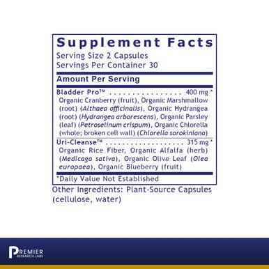 Premier Research Labs Uriven - Urinary Tract & Bladder Health Support - Uti Relief For Women - With Blueberries, Alfalfa Leaf