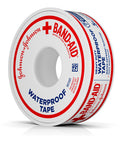 Band-Aid First Aid Tapes, Waterproof Tape, 1/2 Inch X 10 Yds (Pack Of 6)