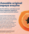 American Health Original Papaya Enzyme Chewable Tablets - Promotes Nutrient Absorption And Helps Digestion - Gluten-Free, Vegetarian - 600 Count, 200 Total Servings
