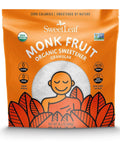 SweetLeaf Organic Monk Fruit Sweetener, Granular - Keto Friendly Natural Sugar Substitute for Coffee, Tea, and Baking, Zero Calorie, Organic Monk Fruit, Non GMO, Sugar Free - 28.2 Oz Bag