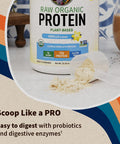 Garden of Life Protein Powder, Vegan Protein Powder, BCAA, Probiotics & Digestive Enzymes, Gluten & Lactose Free, Vanilla, 1.5 LB