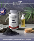 Hair Switch - Supplements For Hair And Scalp - Biotin, Zinc, Selenium, And More - Hair Activation Formula For Men And Women, 1 Bottle