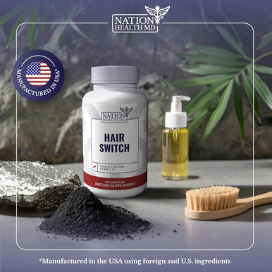 Hair Switch - Supplements For Hair And Scalp - Biotin, Zinc, Selenium, And More - Hair Activation Formula For Men And Women, 1 Bottle