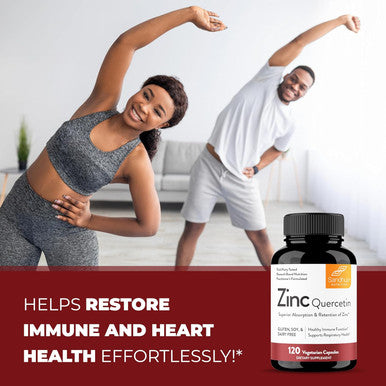 Sandhu'S Zinc Quercetin 120 Vegetarian Capsules ÃƒÂ¢Ã¢â€šÂ¬Ã¢â‚¬Å“ Zinc Supplements For Antioxidant Immune Support Zinc For Men And Women ÃƒÂ¢Ã¢â€šÂ¬Ã¢â‚¬Å“ Gluten, Soy, Dairy Free