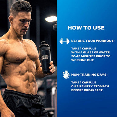 Muscletech Nitric Oxide Supplements for Men and Women Muscle Builder (30 Capsules) Nitric Oxide Booster Supplement Supports Muscle Gain and Performance 400mg Peak ATP for Enhanced Strength