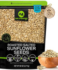 NUT CRAVINGS - Roasted & Unsalted Pumpkin Seeds, Pepitas, No Shell (16oz - 1 LB) Packed Fresh in Resealable Bag - Nut Snack - Food Assortments