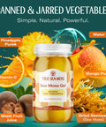 Trueseamoss Sea Moss Gel Made In Usa Wildcrafted Seamoss Fruits & Jarred Vegetables Mango/Pineapple Pack Of 1 (Labels May Vary)