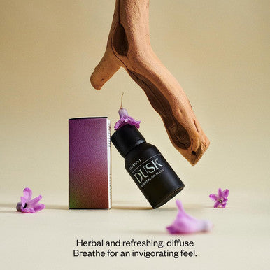 Vitruvi Dusk, Calming Essential Oil Blend, 100% Pure Ho Wood, Frankincense, Eucalyptus and Lavender Oil (0.5 fl.oz)