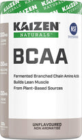 Kaizen Naturals Fermented BCAA Powder, NSF Certified, Unflavoured, 60 Servings, 300 gram