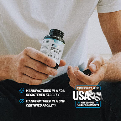 Snap Supplements Mens Multivitamins Daily Vitamins Minerals for Men Vitamin D B12 Zinc Herbs Vitamin C for Energy Immune Support Multivitamin for Men 60 Capsules