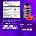 Built Nature Glucosamine Gummies With Vitamin E - Advanced Joint Support Gummy Supplement, High Potency Antioxidant & Inflammatory Response, Comfort For Back, Knees, Hands, Non Gmo, 60 Extended Delivery Gummies