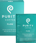 Purity Coffee FLOW Medium Roast Organic Coffee - USDA Certified Organic Specialty Grade Arabica Single-Serve Packets - Third Party Tested for Mold, Mycotoxins and Pesticides - 5 ct Box