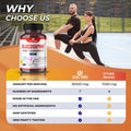 Ultra Herbs Glucosamine Chondroitin MSM - Joint Mobility Support Supplement Enhanced with Collagen Hyaluronic Acid Vitamin D3 | 150 Capsules