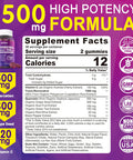 Resveratrol Gummies 1500Mg - Sugar Resveratrol Supplement With Quercetin, Grape Seed, Acai Berries Extracts Support Antioxidant, Healthy Aging & Longevity, Skin, Joint, Brain Wellness - 2Pack