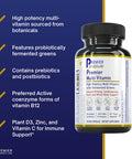 Premier Research Labs Multi-Vitamin - Multivitamins For Immune System, Brain & Cardiovascular Support - With Prebiotics & Postbio
