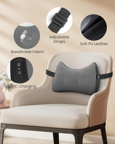 Snailax Shiatsu Back Massager For Pain Relief Deep Tissue, Cordless Neck And Back Massager, 4D Kneading Back Massager For Upper And Lower Back, Massage Pillow, Gifts For Women Men