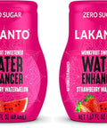 Lakanto Sugar Free Water Enhancer - Sweetened with Monk Fruit Sweetener and Erythritol, On the Go Liquid H2O Hydration, Zero Sugar, Naturally Flavored - Fruit Punch (1.67 fl oz - Pack of 1)