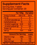 Sunshine Nutrition Immune Support Orange Effervescent 20 Tablets