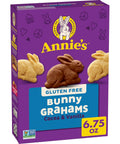 Annie's Organic Friends Bunny Grahams, Chocolate Chip, Chocolate, and Honey Baked Graham Snacks, 11.25 oz