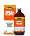 Flora Omega Sport 369 Oil Blend MCTs Turmeric Vitamin D Vegetarian Alternative to Fish Oil Supports Joint Health Antiinflammatory Soy Free Vegetarian Omega Oil 17fl. oz. Glass Bottle