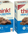 think! Protein Bars, High Protein Snacks, Gluten Free, Kosher Friendly,Variety Pack, Nutrition Bars, 2.1 Oz per Bar, 12 Count (Packaging May Vary)