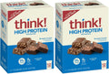 think! Protein Bars, High Protein Snacks, Gluten Free, Kosher Friendly,Variety Pack, Nutrition Bars, 2.1 Oz per Bar, 12 Count (Packaging May Vary)