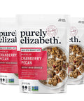 Purely Elizabeth Organic Original, Ancient Grain Granola, Gluten-Free, Non-GMO (3 Ct, 12oz Bags)