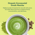 Four Sigmatic Matcha Latte | Mushroom Matcha Packets | Ceremonial Grade Matcha Lion'S Mane Maitake & Moringa | 20Mg Caffeine | 0.21 Ounce | Pack Of 10